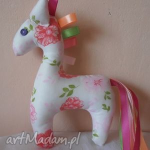 konik w róże, maskotka przytulanka lalka pony