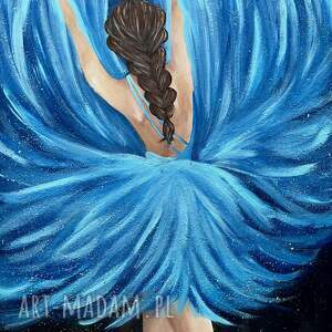 femme fatale praca z cyklu madison namalowałam piosenki, obraz balerina