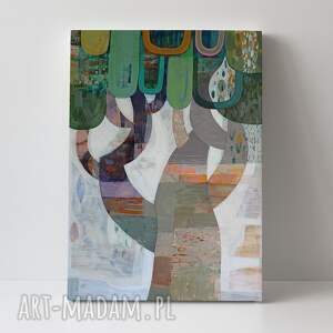 wydruk 60x90 cm - Sekrety drzewo, obraz, akryl