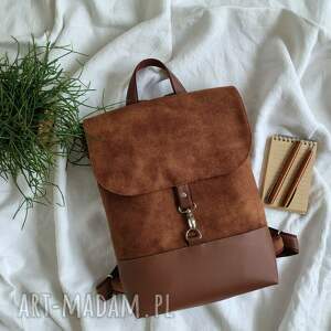 damski plecak velvet cynamon pracy na rower