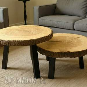 zestaw 3 stolików zamówienie indywidualne, drewni