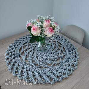 Serweta dekoracyjna szydełkowa ze sznurka 65cm