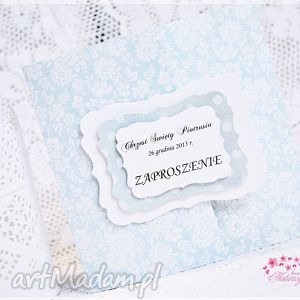 handmade zaproszenie zaproszenie na chrzest święty