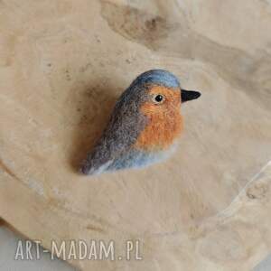 esart rudzik - broszka filcowana dzień babci miłośników