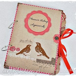 planner ślubny imienny, notatnik wesele, personalizacja scrapbooking