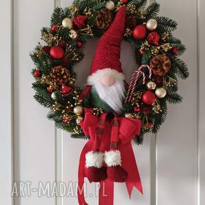 święta upominki Wianek świąteczny Skrzat