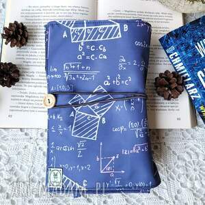 wodoodporne etui na książkę matematyka granatowym bookcover, otulacz