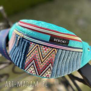 Nerka Patchwork turkus miniportfelik gratis, handmade