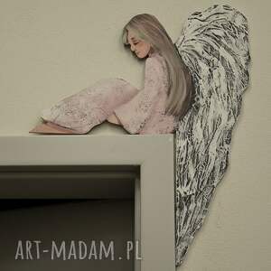 Prezent Anioł w różach - Opiekun, komunia