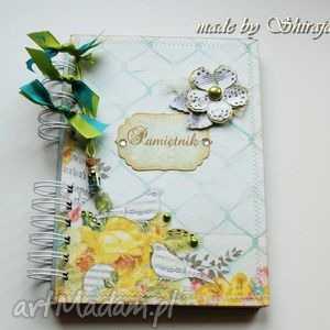 handmade pamiętnik - 'ptasie trele'
