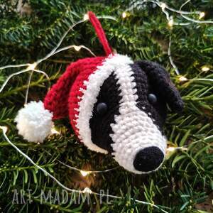 pomysły na upominki świąteczne Border collie - ozdoba