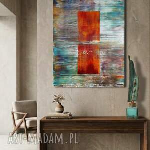 Wspominając Gerharda 25 - obraz abstrakcyjny akryl 100x80 cm