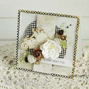 handmade scrapbooking kartki kartka ślubna w pudełku, 223