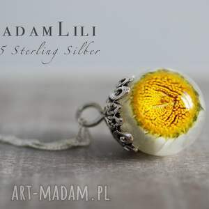 925 prawdziwa stokrotka srebrny łańcuszek - Naszyjniki