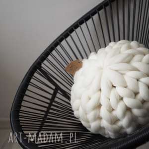 poduszka 100 wełna merynosów chunky pillow