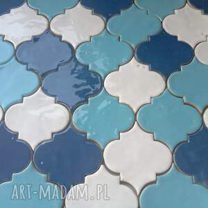kafle ceramiczne marokańskie, ozdoba na ścianę płytki