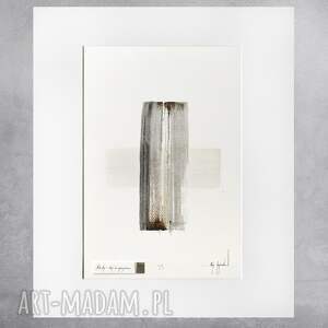 obraz olejny na papierze - ślady 04 salonu sypialni