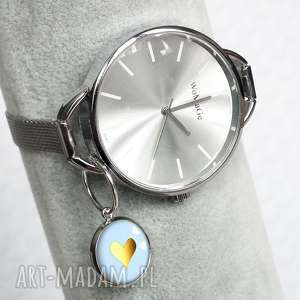 handmade zegarki modny zegarek damski: z zawieszką serduszkiem