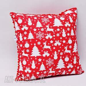 handmade pomysł na prezenty świąteczne poduszka świąteczna, poduszka na święta, ozdobna