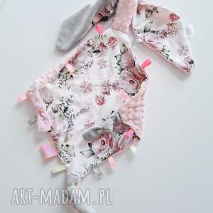 maskotki królik przytulanka spania niemowle metkowiec dla dziecka