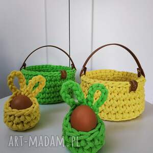 hand-made dekoracje wielkanocne koszyk wielkanocny dla dziecka