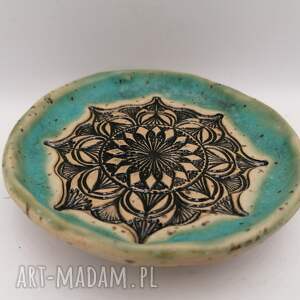 ręcznie wykonane ceramika mini talerzyk 14