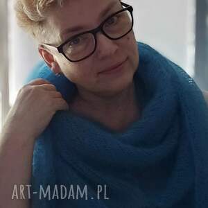 chusta mgła z miheru i jedwabiu drutach, szyję, prezent, szal, szalik