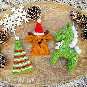 pomysł na upominek Świąteczne zabawki, choinka, renifer, konik