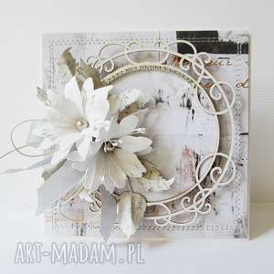 handmade scrapbooking kartki z diamencikami - w pudełku