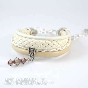 handmade bransoletka - wanilia - rzemienie