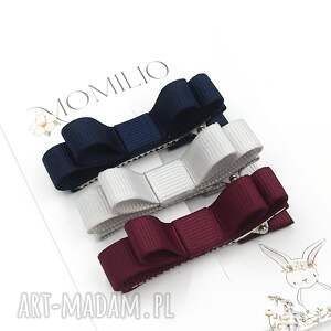 spinki do włosów kokardki basic kolekcja charlotte dziewczynki
