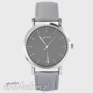 zegarek, bransoletka - simple elegance - szary, Biżuteria zegarki