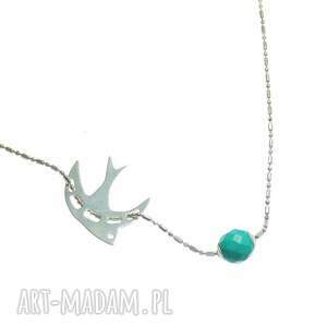 handmade naszyjniki poplavsky turquoise swallow