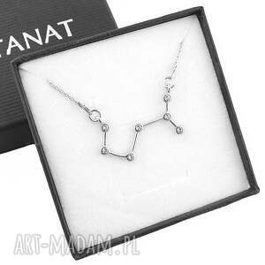 Srebrny naszyjnik znak zodiaku konstelacja skorpion