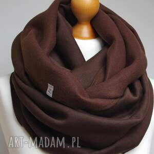 Prezent Gruby komin ZIMOWY bawełniany, szal dresowy