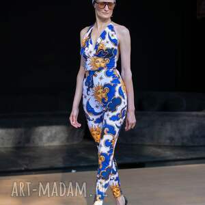 Legginsy Second Skin Sky Parade - wysoki stan, autorski nadruk i wygoda