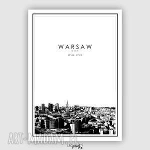 iii panorama warszawy plakat A3 / poster warsaw