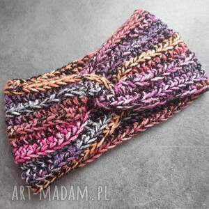 opaska włóczki, jesień zima, szydełko