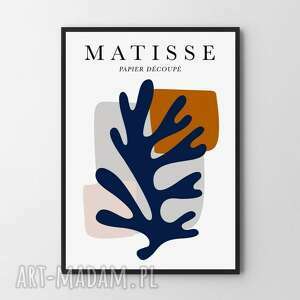 plakat obraz matisse leaf A2 - 42x59 4cm, mieszkanie, dom