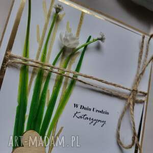 handmade scrapbooking kartki kartka urodzinowa minimalistyczna spersonalizowana