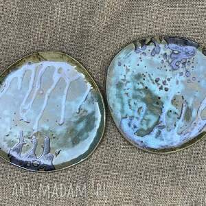 talerze ręcznie robione, duży talerz