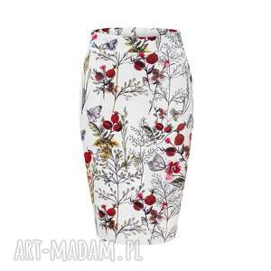 handmade spódnice spódnica klasyczna ołówkowa dzika róża