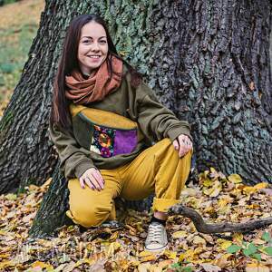 Kolorowa nerka patchworkowa handmade - saszetka