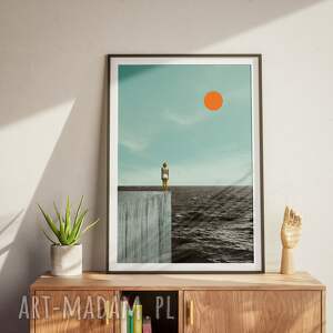 plakat miło cię widzieć 70x100cm podróżnika, prezent