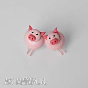 świnki - kolekcja farmerska folk, wieś, świnia