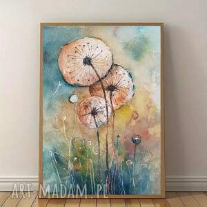 DMUCHAWCE akwarela formatu A5