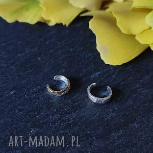 Nausznica Sand, srebro, kolczyki