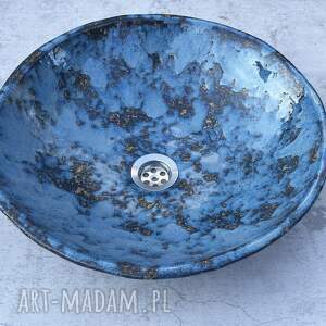 Umywalka ceramiczna - wielka misa, ręcznie robiona