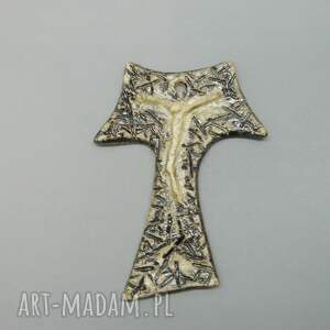 krzyż - tałka franciszkańska iii, dekoracja wnętrze, ceramika