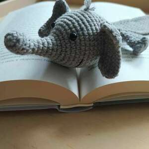 szydełkowa zakładka słonik - minimis